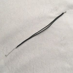 Black 2-layered choker